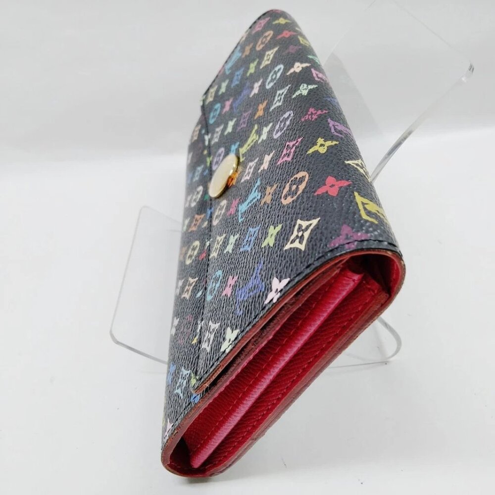 Louis Vuitton LV Long Wallet Black Monogram MultiColor 500-081825 - Picture 3 of 9